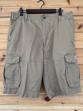 POLO JEANS CO RALPH LAUREN | Men’s Cargo Shorts 36 Khaki Heavy Cotton Utility